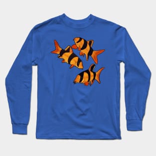 Clown loach fish tiger botia Long Sleeve T-Shirt